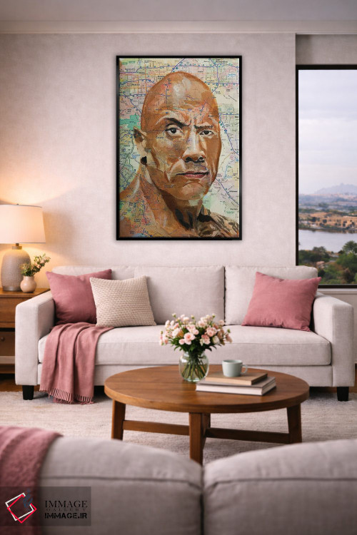 تابلو دکوراتیو دواین اثر کایل ویلیس - D5B