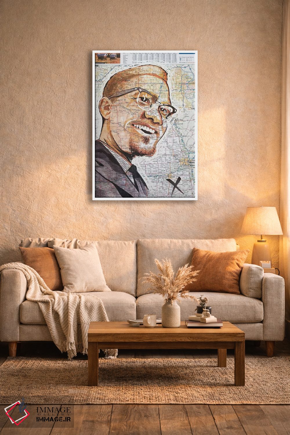 تابلو دکوراتیو مالکوم از نبراسکا اثر کایل ویلیس - D3W