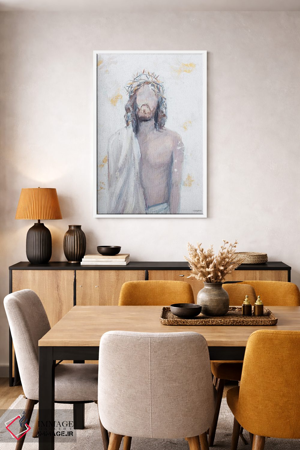 تابلو مدرن تاج خار اثر مکنزی کیسل - D5W