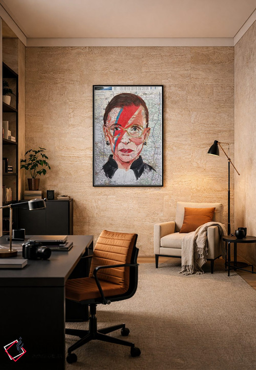 تابلو دکوراتیو روث از نیویورک اثر کایل ویلیس - D6B