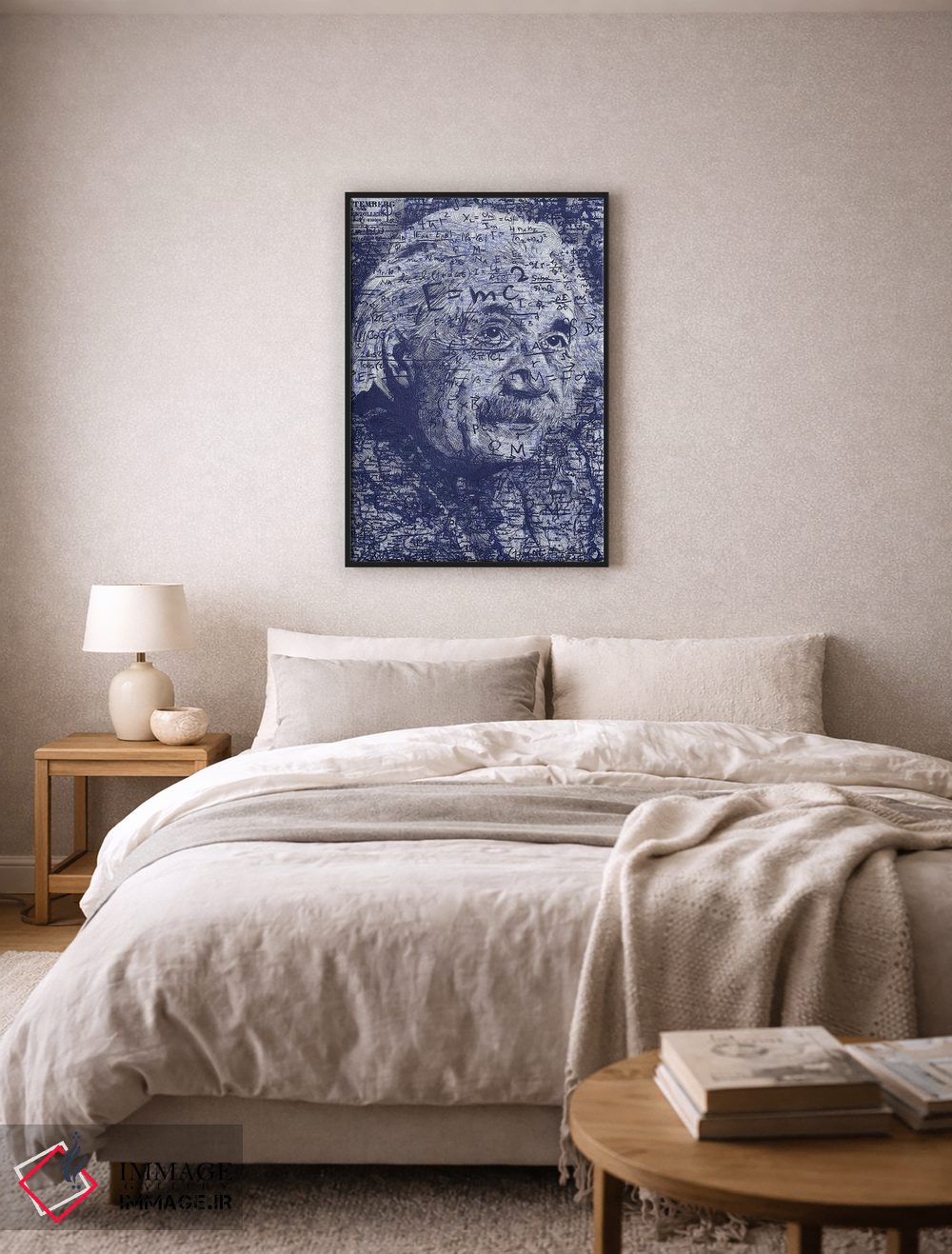 تابلو دکوراتیو آلبرت اینشتین اثر کایل ویلیس - D6B