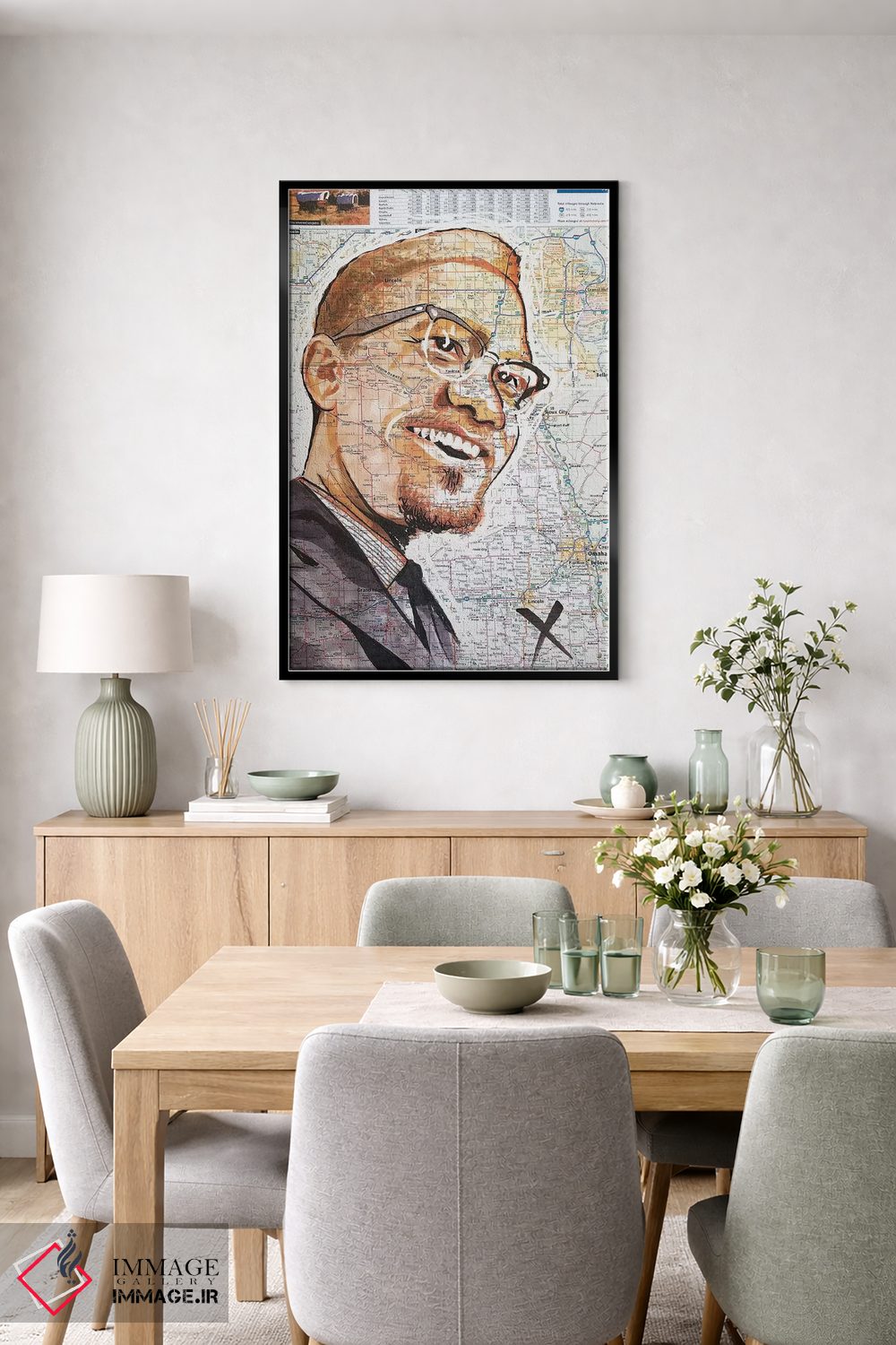 تابلو دکوراتیو مالکوم از نبراسکا اثر کایل ویلیس - D6B