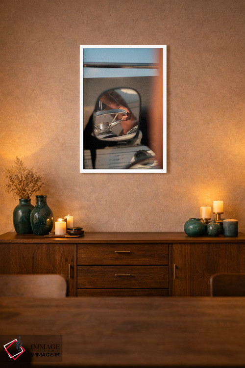 تابلو دکوراتیو سفر آینه ای اثر کنزو ایجیری - D1W