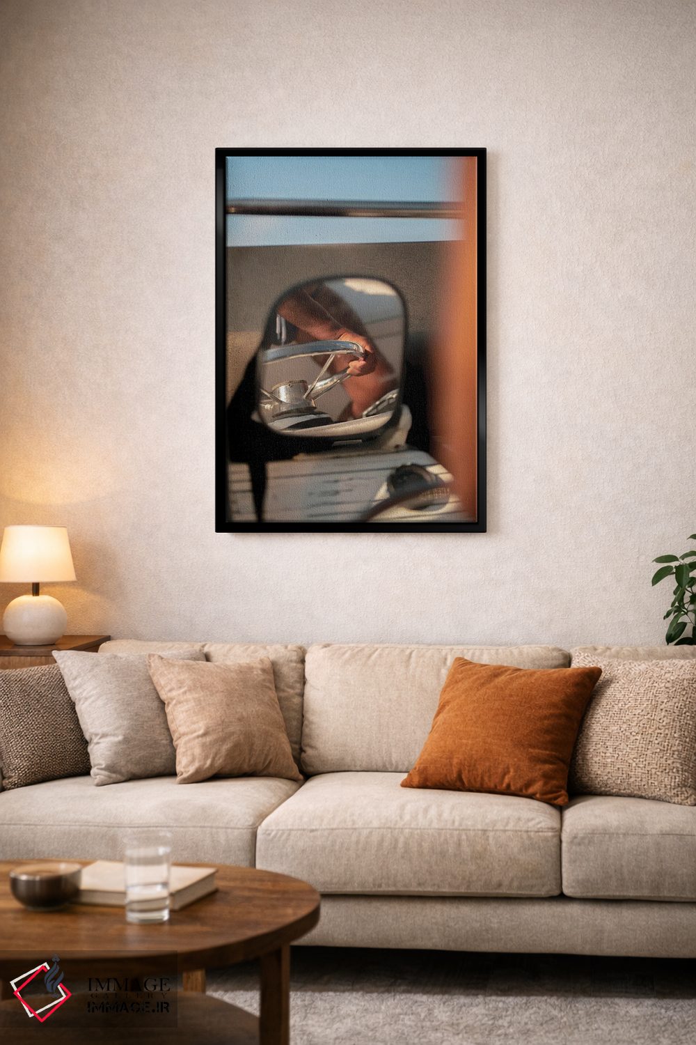 تابلو دکوراتیو سفر آینه ای اثر کنزو ایجیری - D3B