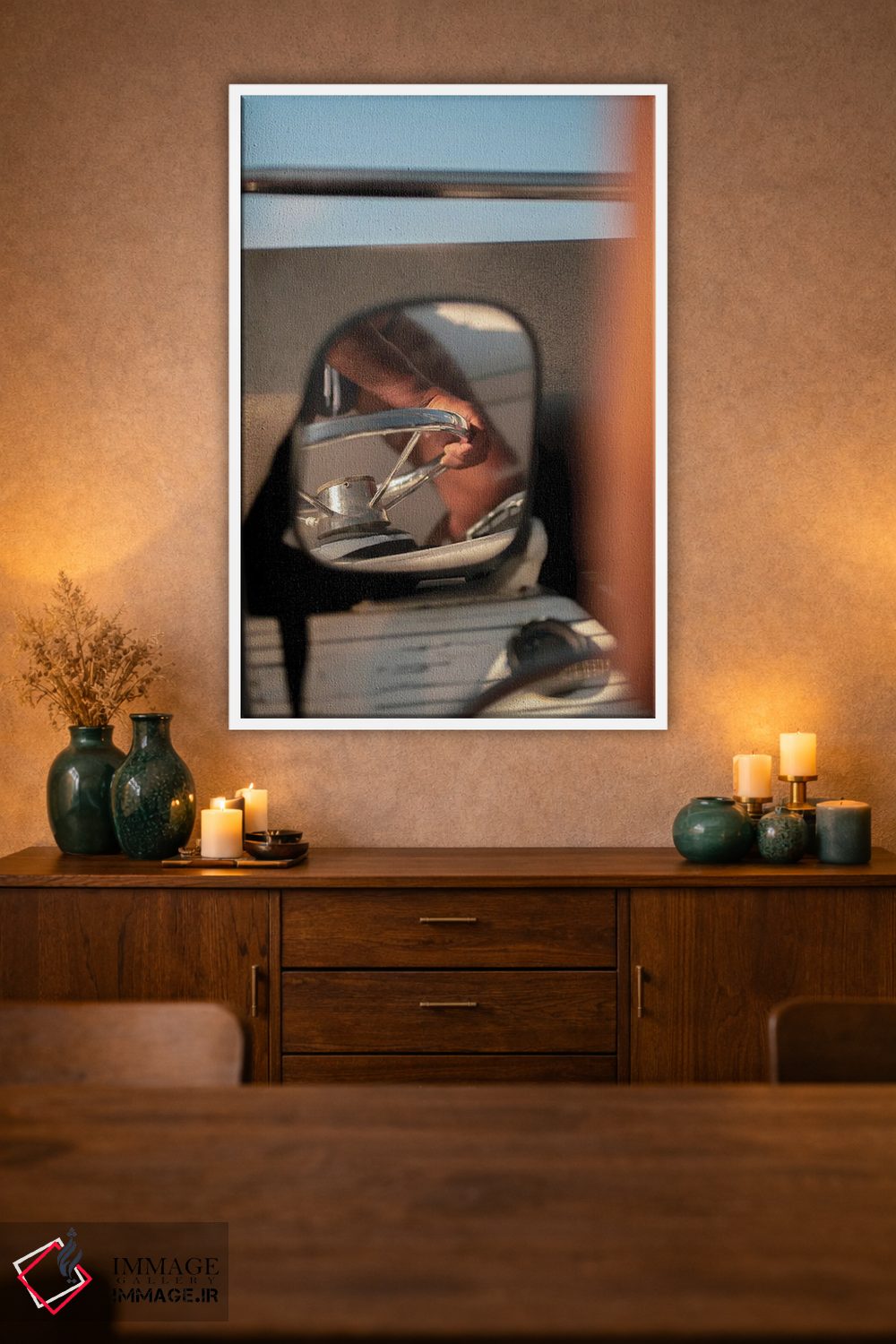 تابلو دکوراتیو سفر آینه ای اثر کنزو ایجیری - D2W