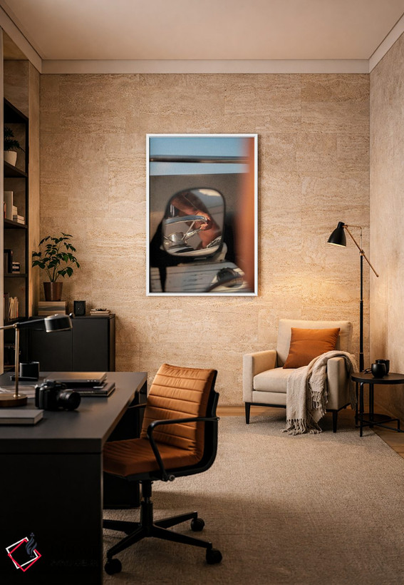 تابلو دکوراتیو سفر آینه ای اثر کنزو ایجیری - D6W
