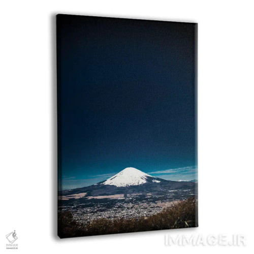 تابلو دکوراتیو فوجی سان اثر کنزو ایجیری - نمای پرسپکتیو محصول