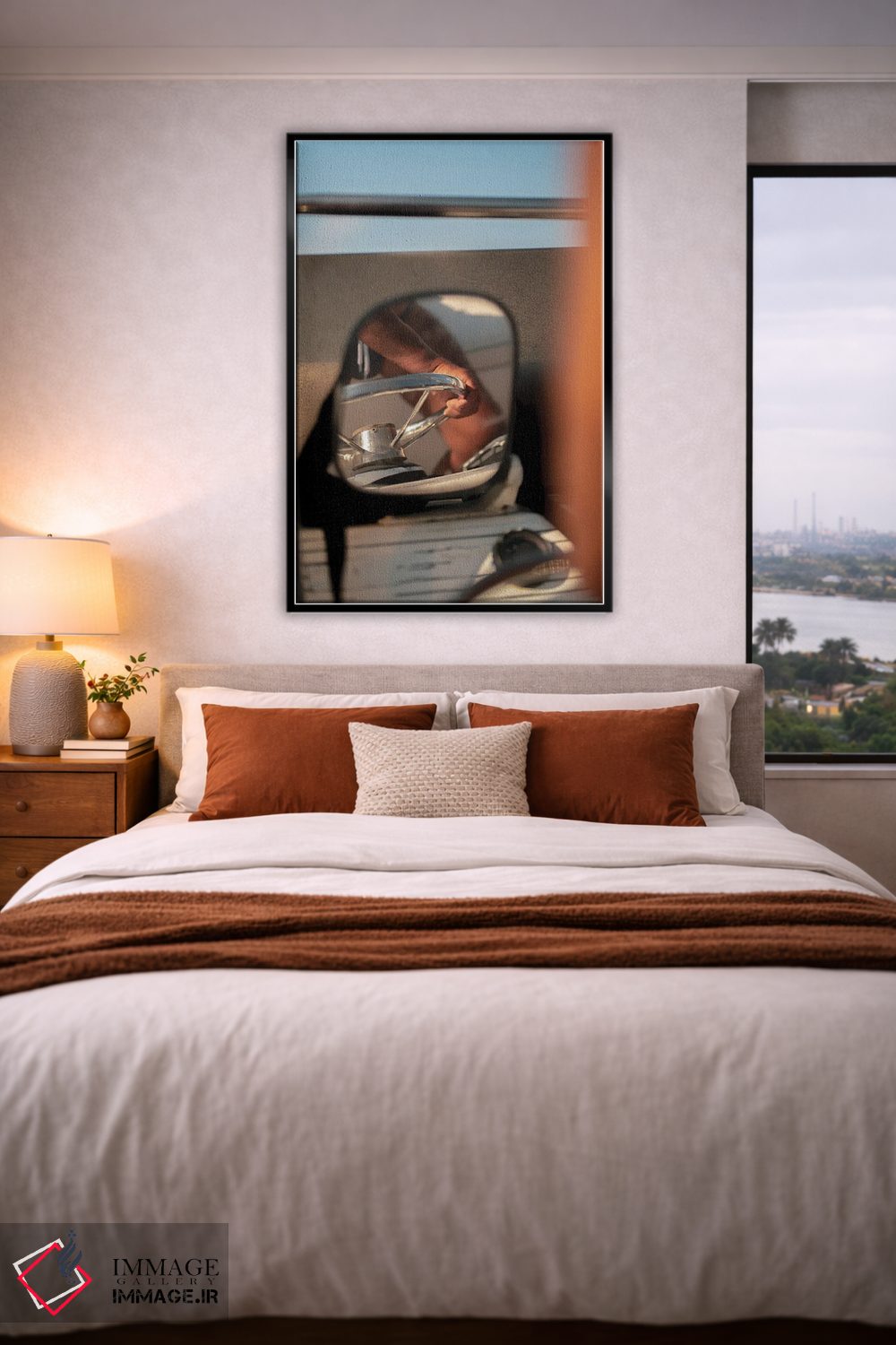 تابلو دکوراتیو سفر آینه ای اثر کنزو ایجیری - D5B
