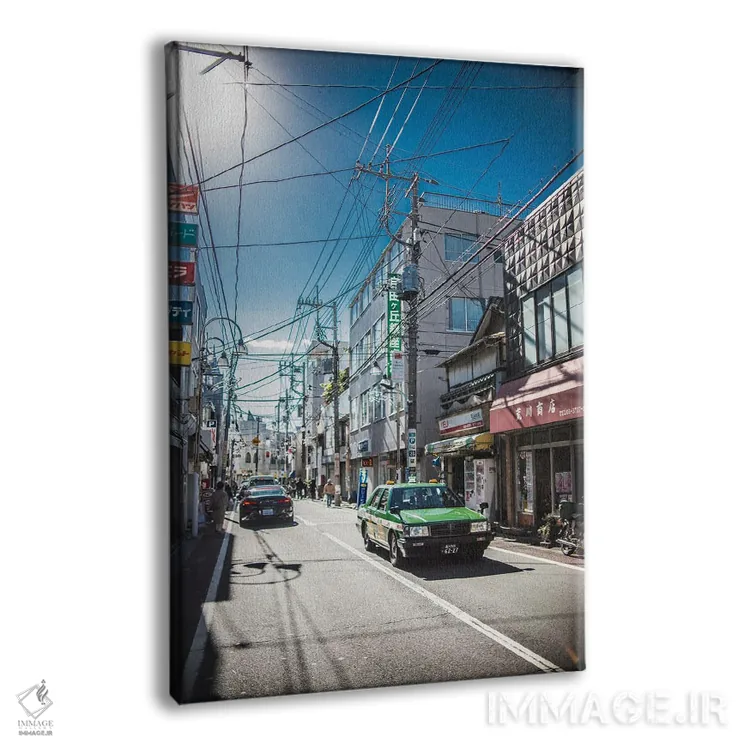 تابلو دکوراتیو جییوگااوکا اثر کنزو ایجیری - نمای پرسپکتیو محصول