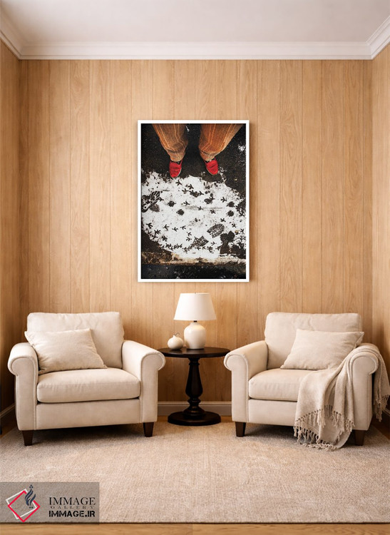 تابلو دکوراتیو رد پاها اثر کنزو ایجیری - D1W