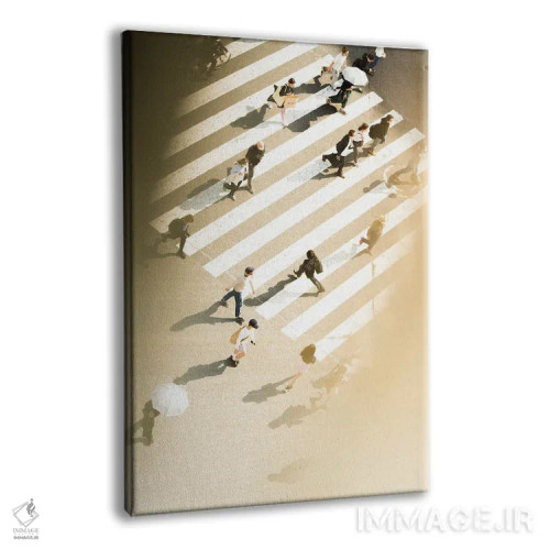 تابلو دکوراتیو تقاطع شیبویا ۱ اثر کنزو ایجیری - نمای پرسپکتیو محصول