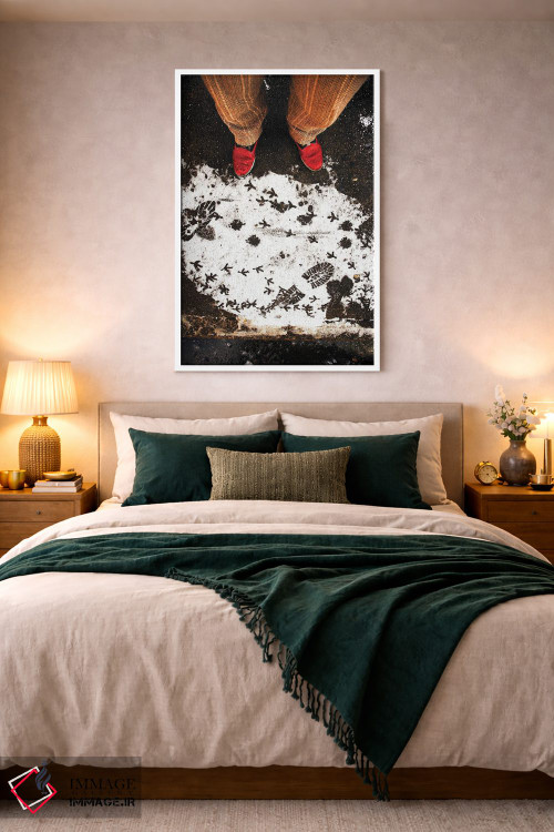 تابلو دکوراتیو رد پاها اثر کنزو ایجیری - D2W