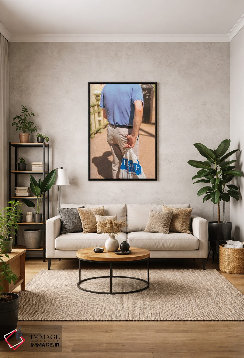 تابلو دکوراتیو جیب پشتی مارگیت اثر کنزو ایجیری - D1B