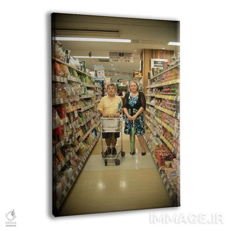 تابلو دکوراتیو راهروی پدر و مادر ۳ اثر کنزو ایجیری - نمای پرسپکتیو محصول