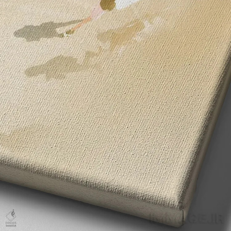 تابلو دکوراتیو تقاطع شیبویا ۱ اثر کنزو ایجیری - نمای نزدیک بافت بوم