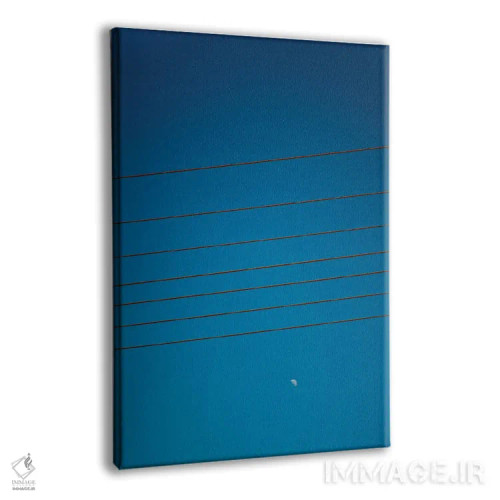 تابلو دکوراتیو چین وچروک ماه اثر کنزو ایجیری - نمای پرسپکتیو محصول