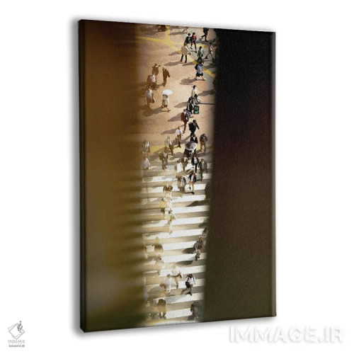 تابلو دکوراتیو تقاطع شیبویا ۳ اثر کنزو ایجیری - نمای پرسپکتیو محصول