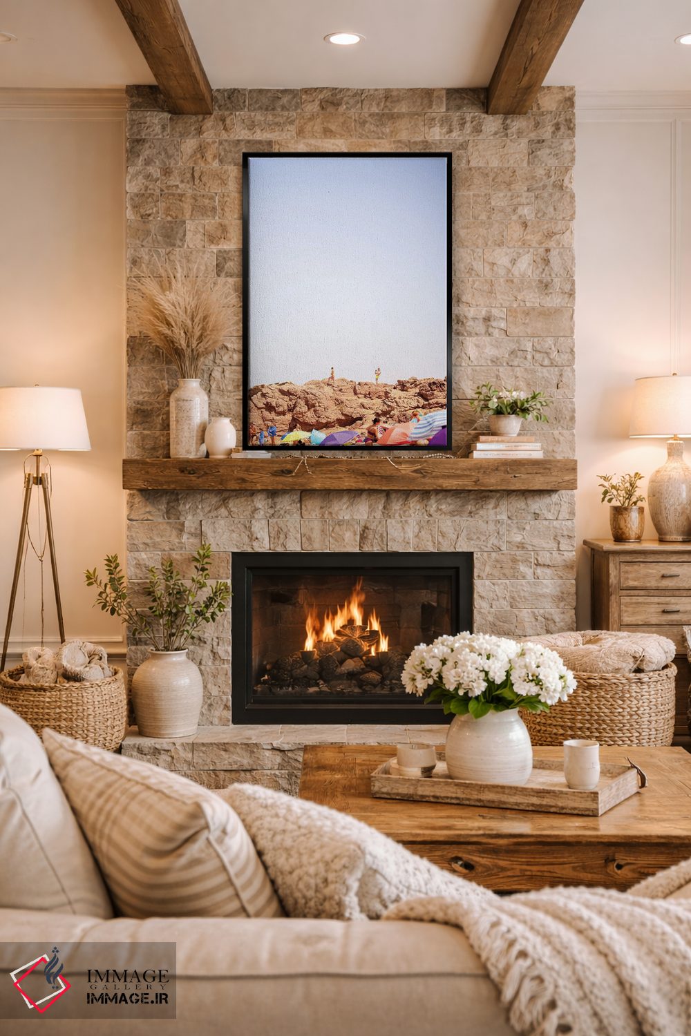 تابلو دکوراتیو منورکا اثر کنزو ایجیری - D2B