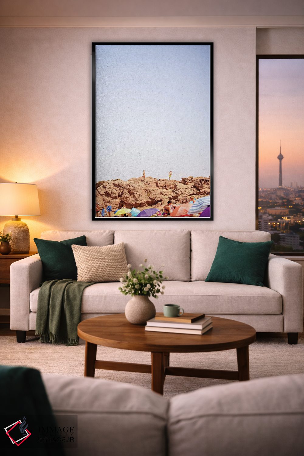 تابلو دکوراتیو منورکا اثر کنزو ایجیری - D3B