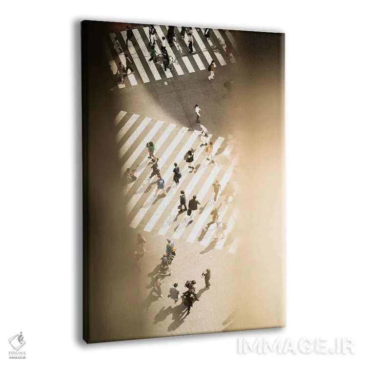 تابلو دکوراتیو تقاطع شیبویا ۲ اثر کنزو ایجیری - نمای پرسپکتیو محصول