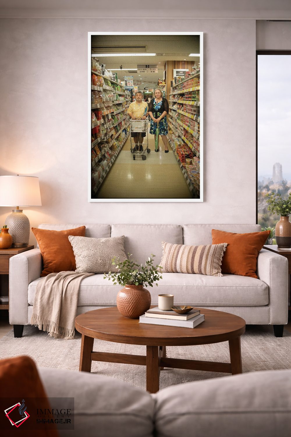 تابلو دکوراتیو راهروی پدر و مادر ۳ اثر کنزو ایجیری - D1W