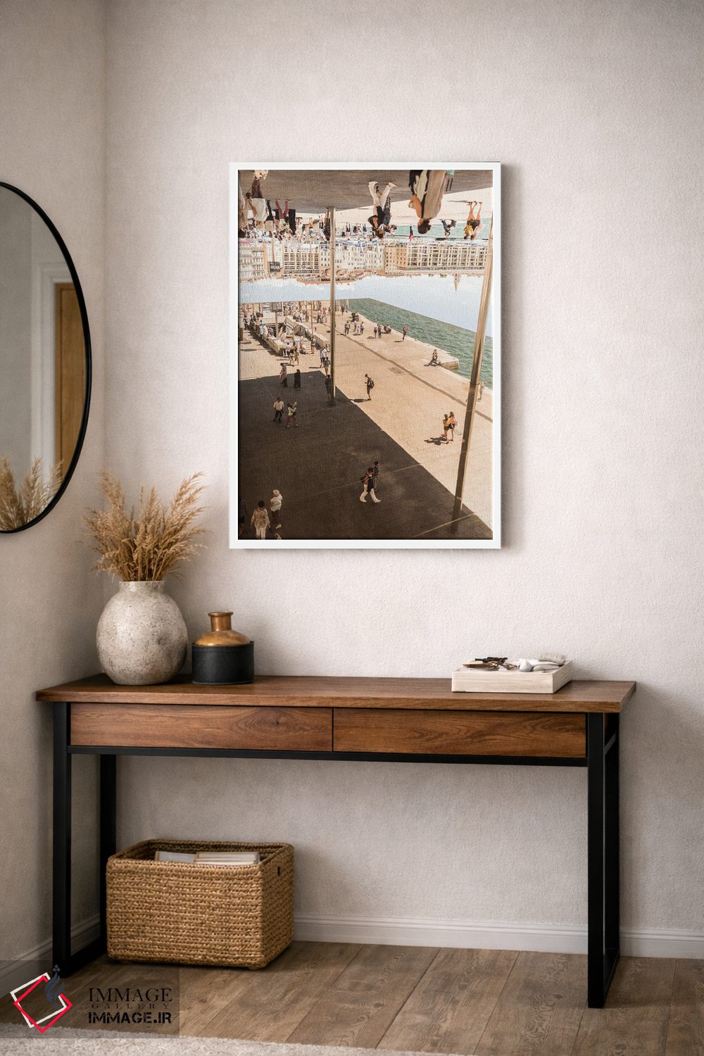 تابلو دکوراتیو بندر قدیمی مارسی ۵ اثر کنزو ایجیری - D3W