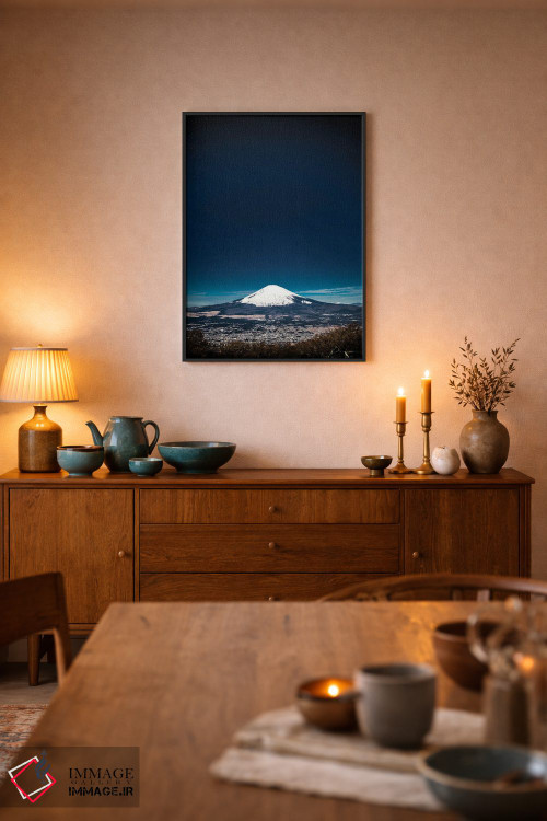 تابلو دکوراتیو فوجی سان اثر کنزو ایجیری - D6B