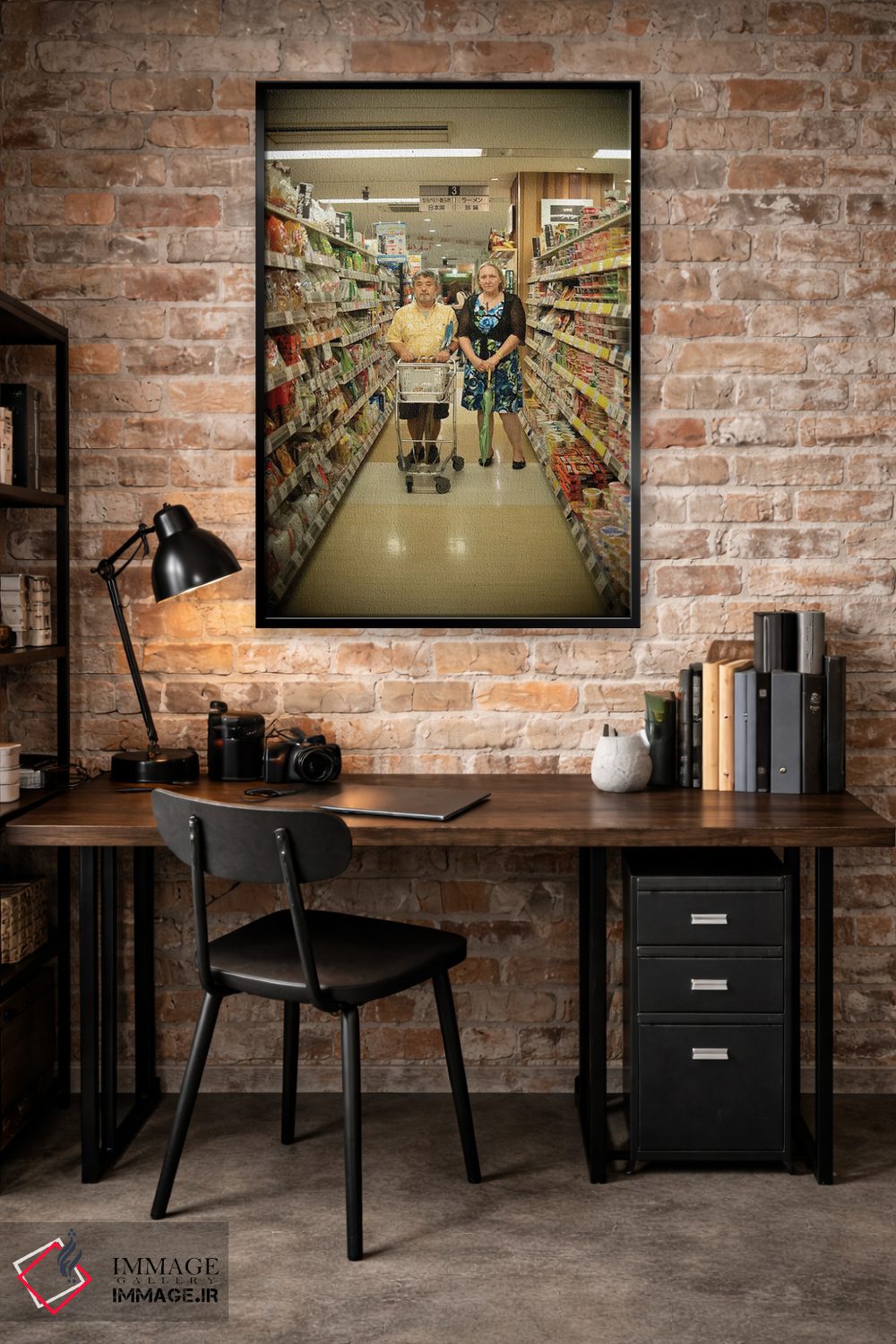 تابلو دکوراتیو راهروی پدر و مادر ۳ اثر کنزو ایجیری - D6B