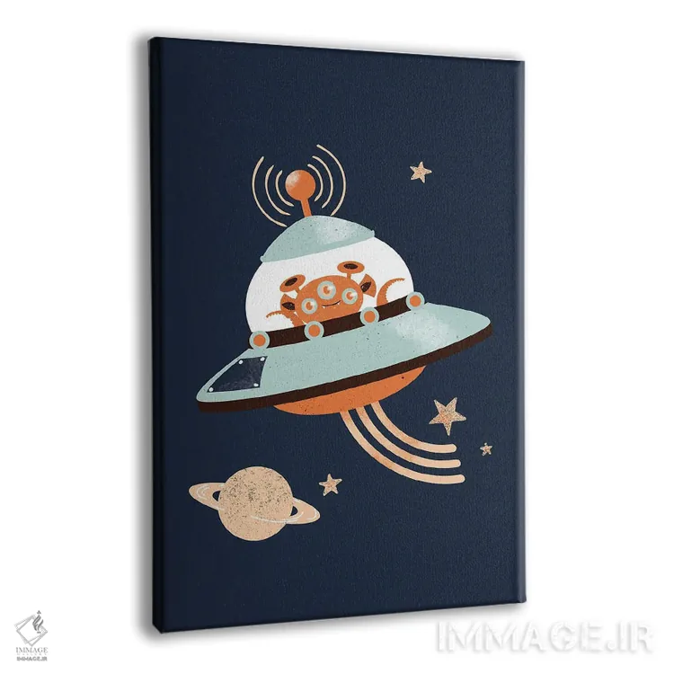 تابلو مینیمال بیگانه اثر کانزیلو - نمای پرسپکتیو محصول