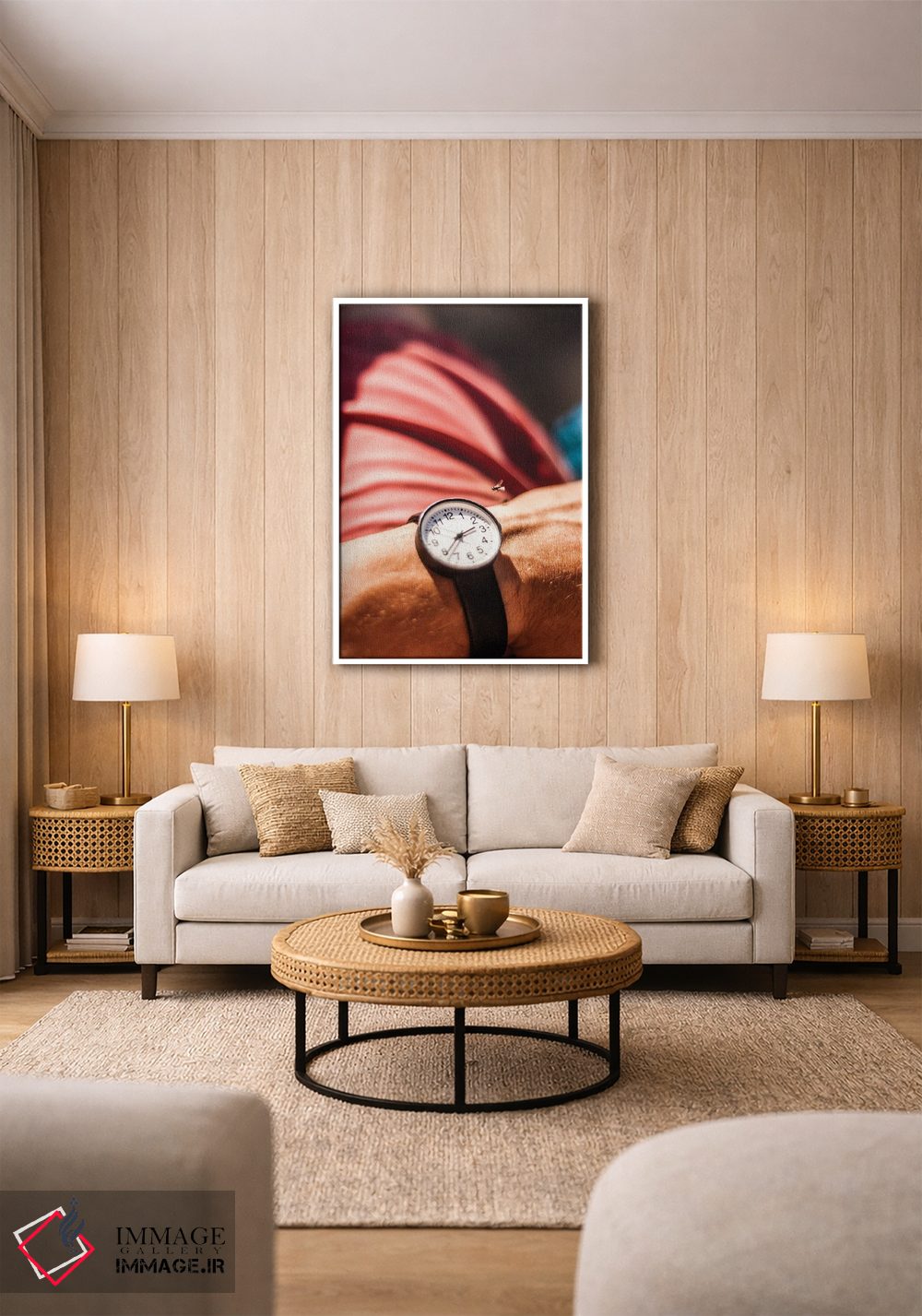 تابلو دکوراتیو زمان پرواز می کند اثر کنزو ایجیری - D1W