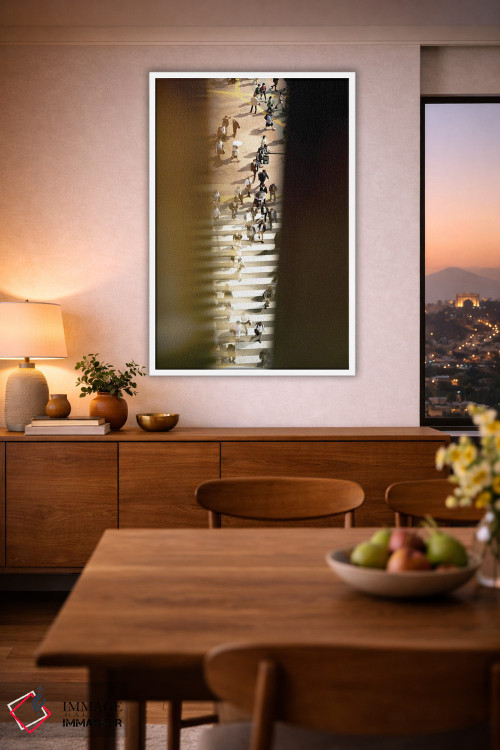 تابلو دکوراتیو تقاطع شیبویا ۳ اثر کنزو ایجیری - D1W