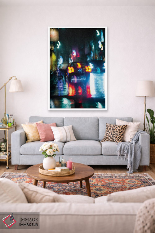 تابلو دکوراتیو سری تاکسی خیس ۴ اثر کنزو ایجیری - D1W