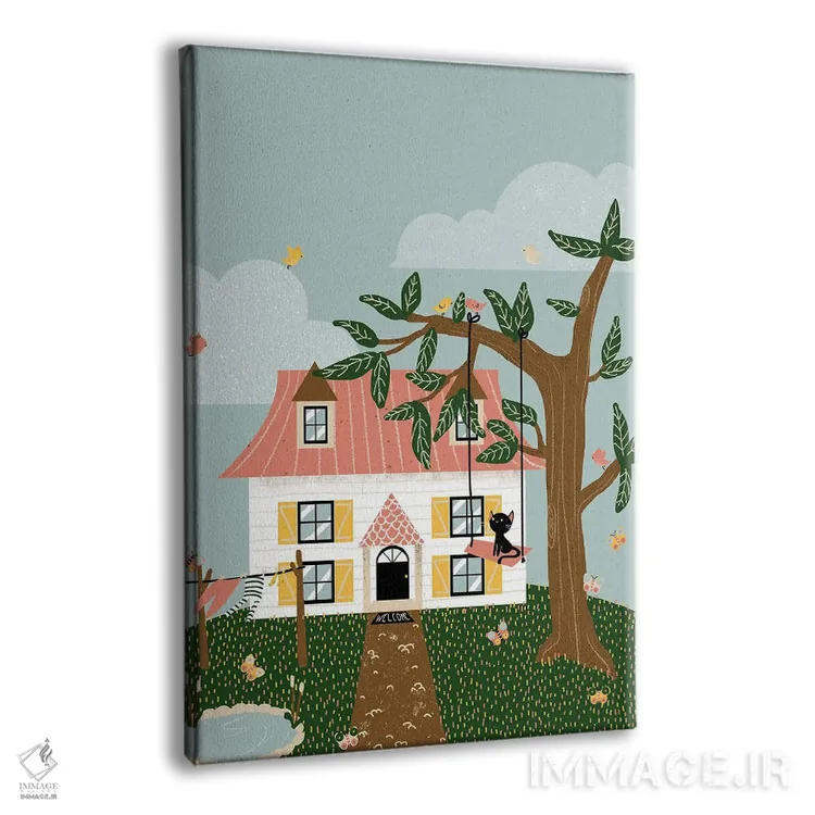 تابلو دکوراتیو خانه زیبا اثر کانزیلو - نمای پرسپکتیو محصول