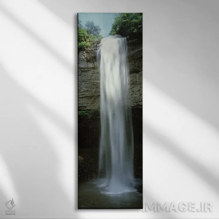 تابلو دکوراتیو نمای نزدیک از یک آبشار، آبشار فال کریک، پارک ایالتی آبش… اثر پانورامیک ایمجز - نمای روبهرو روی دیوار