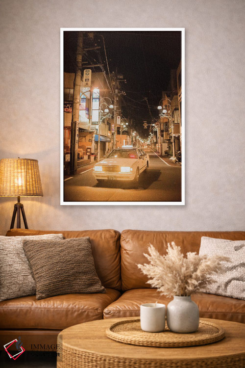 تابلو دکوراتیو تاکسی زرد اثر کنزو ایجیری - D3W