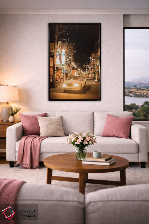 تابلو دکوراتیو تاکسی زرد اثر کنزو ایجیری - D4B