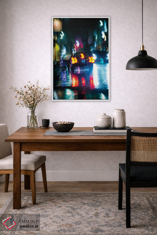 تابلو دکوراتیو سری تاکسی خیس ۴ اثر کنزو ایجیری - D4W