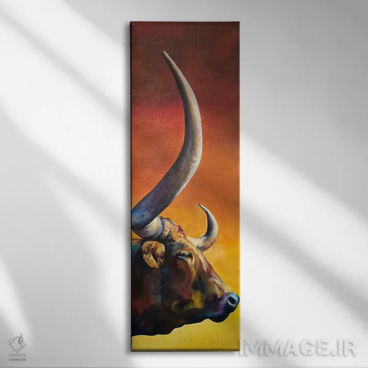 تابلو دکوراتیو سپیده دم لانگهورن اثر رابرت پانکی - نمای روبهرو روی دیوار