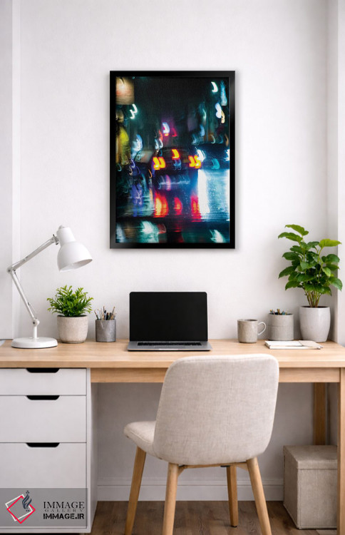 تابلو دکوراتیو سری تاکسی خیس ۴ اثر کنزو ایجیری - D6B