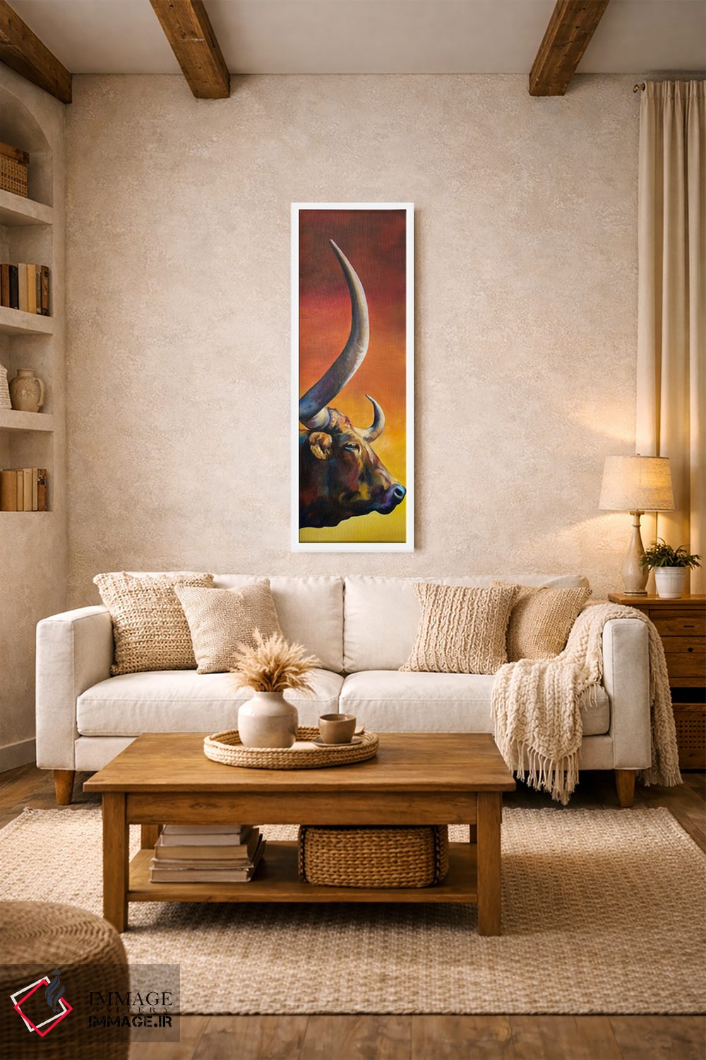 تابلو دکوراتیو سپیده دم لانگهورن اثر رابرت پانکی - D1W