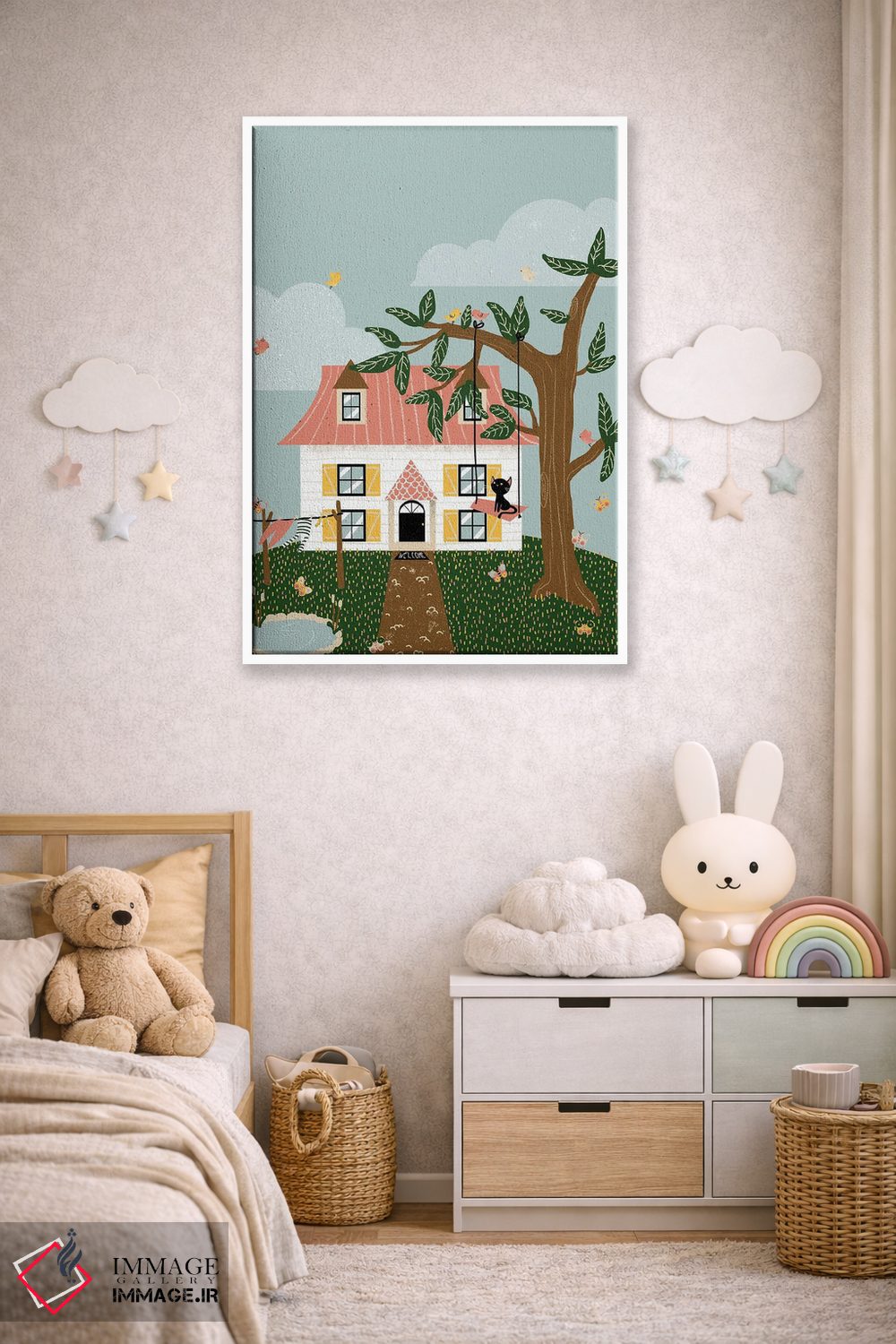 تابلو دکوراتیو خانه زیبا اثر کانزیلو - D4W