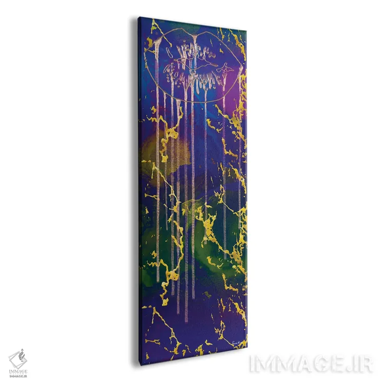 تابلو دکوراتیو لب خوانی ۱ اثر پوماکای بارون - نمای پرسپکتیو محصول