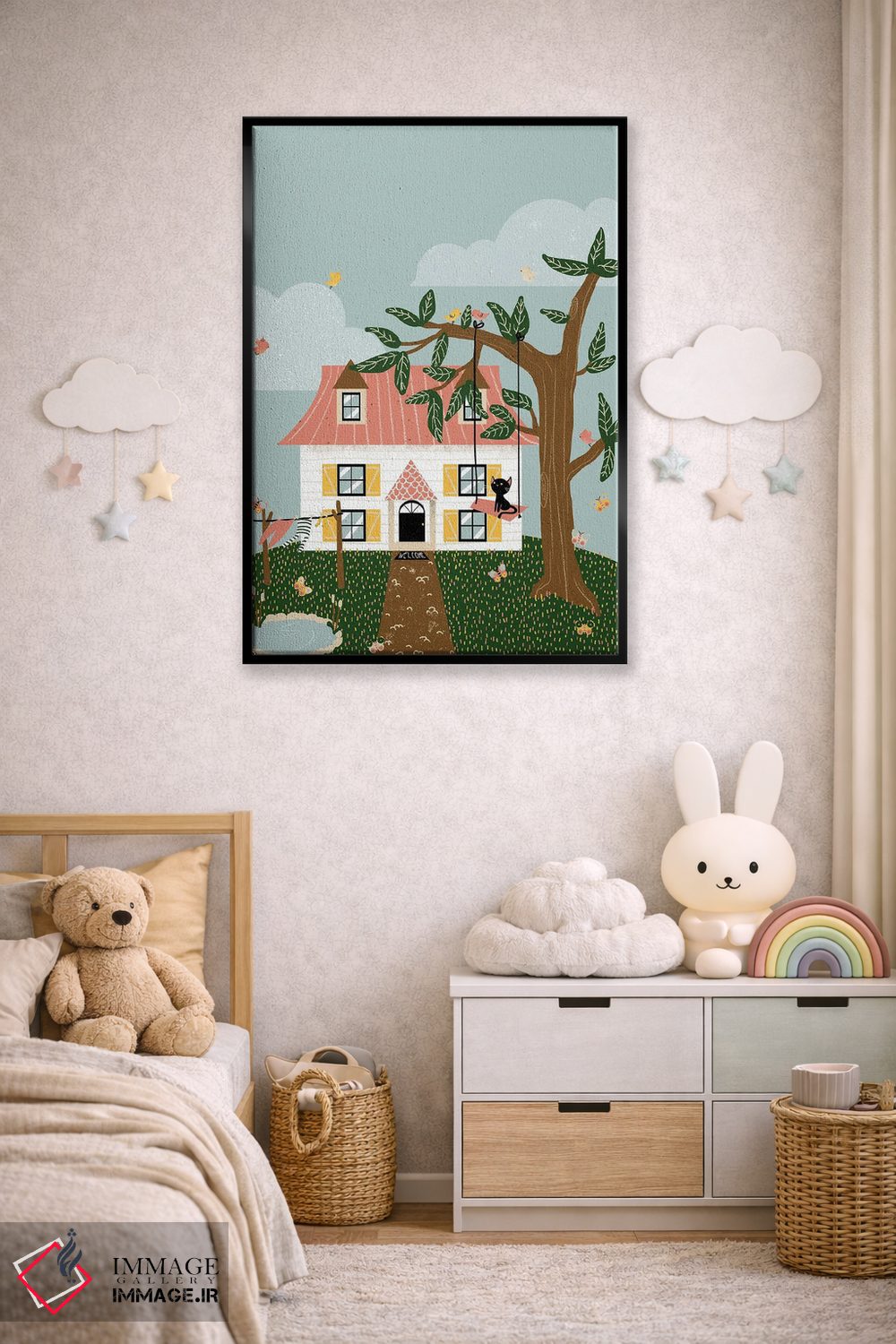 تابلو دکوراتیو خانه زیبا اثر کانزیلو - D6B