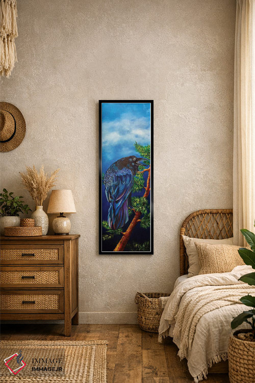 تابلو دکوراتیو کلاغ نشسته اثر جیل و رابرت پانکی - D2B