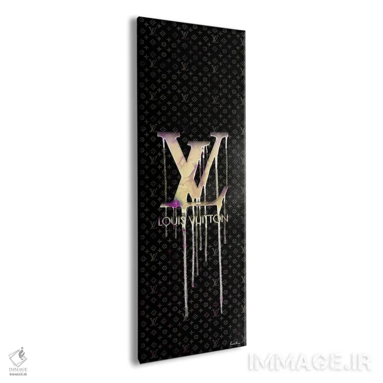 تابلو دکوراتیو لوییس مشکی می خواهم اثر پوماکای بارون - نمای پرسپکتیو محصول