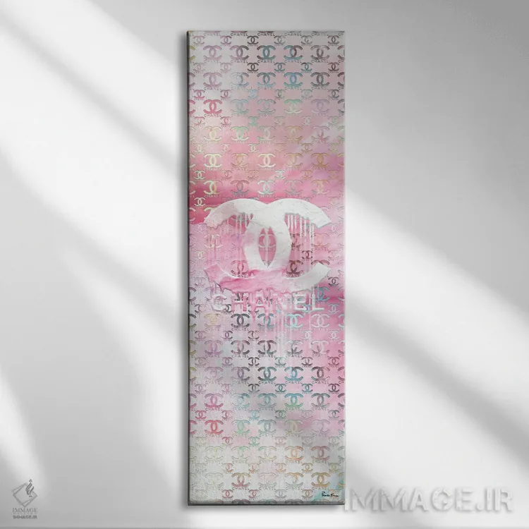 تابلو دکوراتیو شنل پاستلی می خواهم اثر پوماکای بارون - نمای روبهرو روی دیوار