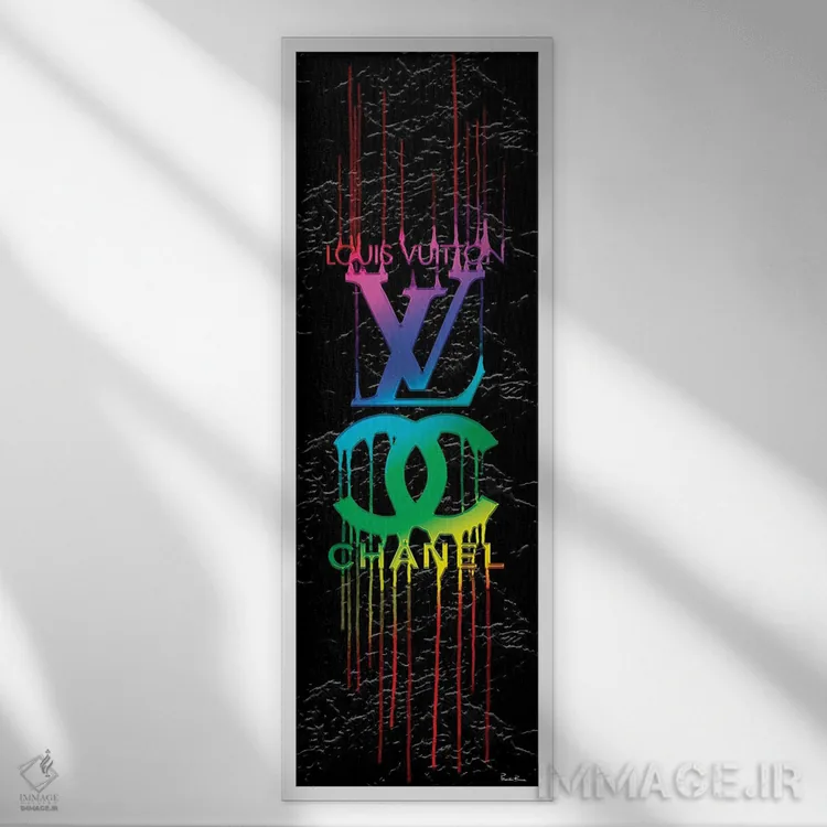 تابلو دکوراتیو خودخواه ۷ اثر پوماکای بارون - نمای قابدار سفید