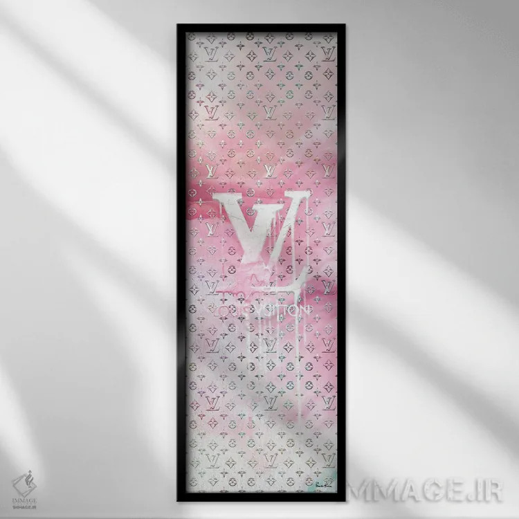 تابلو دکوراتیو لوییس پاستلی می خواهم اثر پوماکای بارون - نمای قابدار مشکی