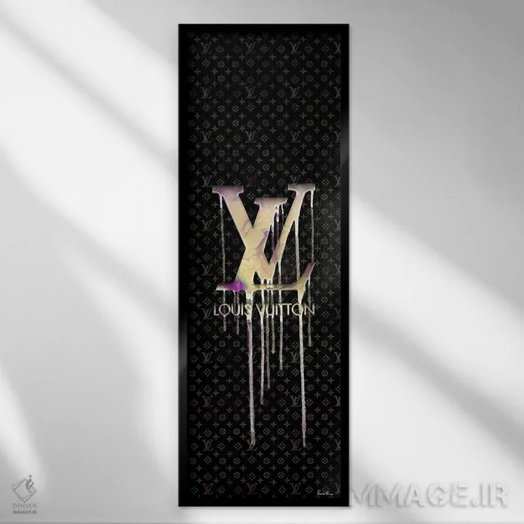 تابلو دکوراتیو لوییس مشکی می خواهم اثر پوماکای بارون - نمای قابدار مشکی