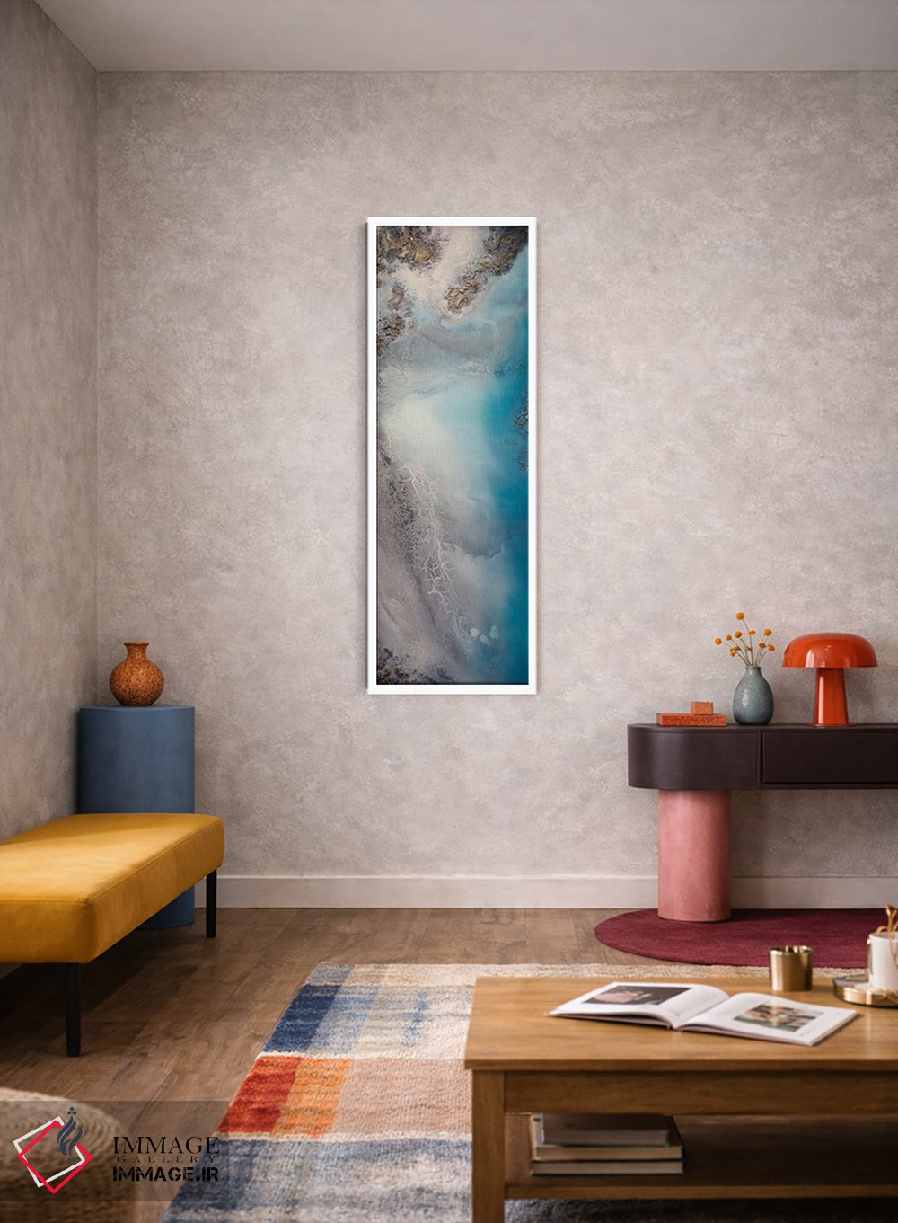 تابلو دکوراتیو نجواهای کنار دریا II اثر پترا مایکل دو فلاس - D3W